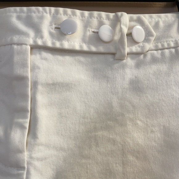 J Crew Stretch White Skirt - Picture 2 of 6